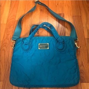 $200 Marc Jacobs Teal Blue Laptop Bag